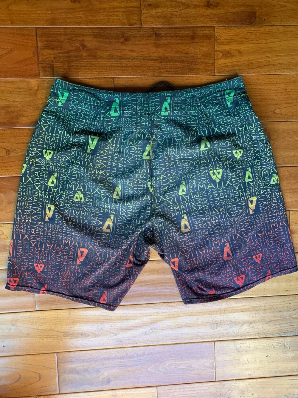 Matix The Ninja Board Shorts Men's 38 Typebreaker Y2K Streetwear Skate Surf Vtg